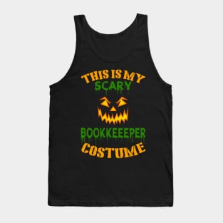 This Is My Scary Bookkeeeper Costume Tank Top